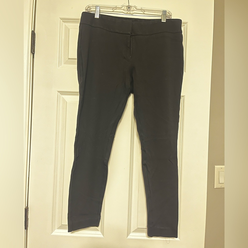 LOFT Black Julie Knit Pants, size 12